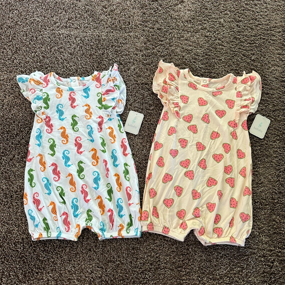 LULLABY | NWT❗️ Baby Girl’s 6-9 Months Bodysuits